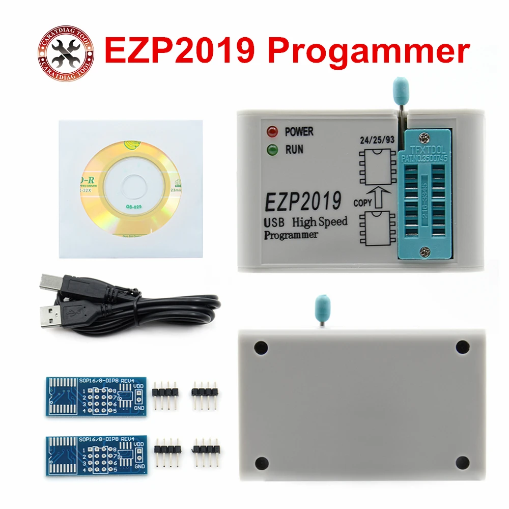 Профессиональный высокоскоростной USB программатор EZP2019 SPI с поддержкой 24 25 26 93 EEPROM