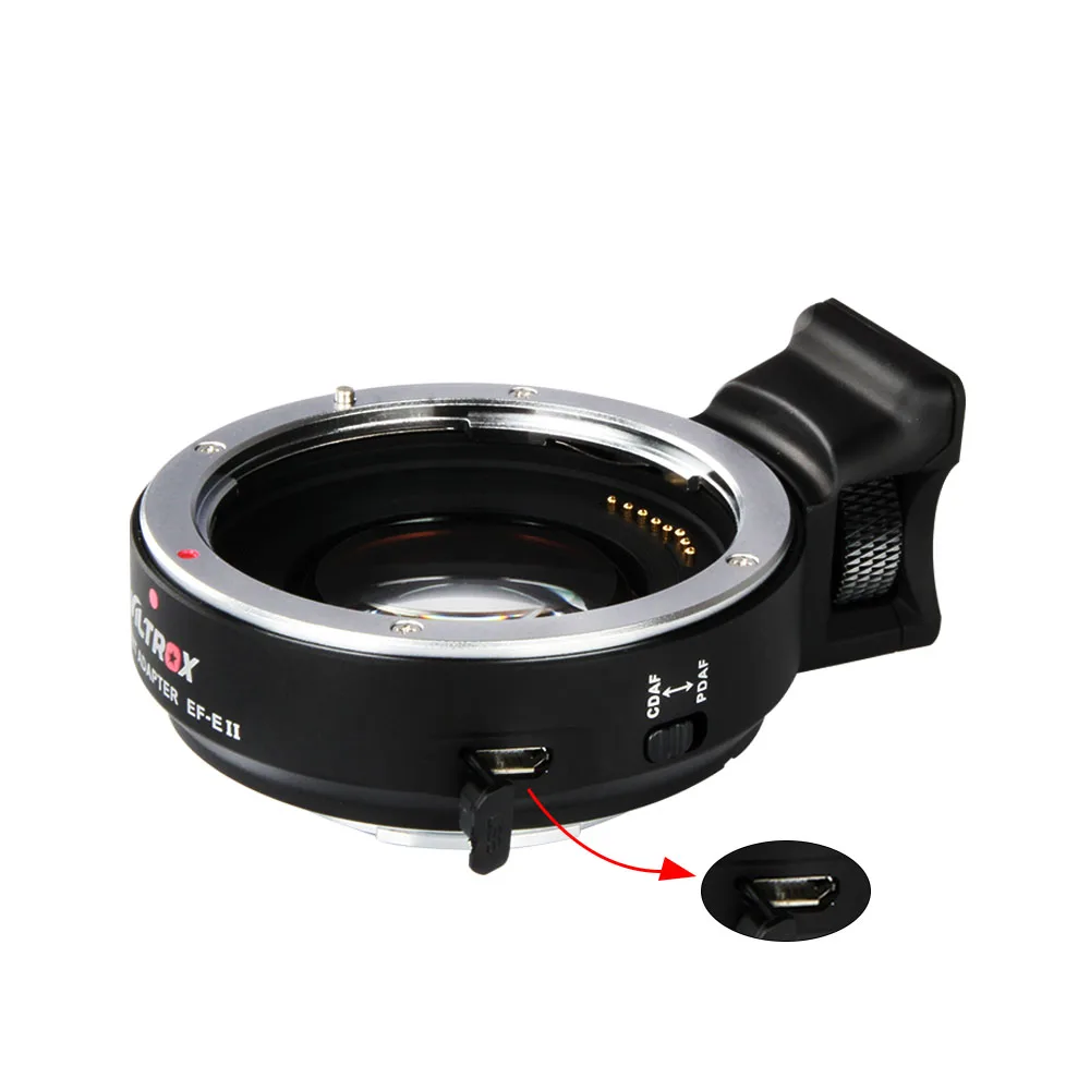

Viltrox EF-E II Auto Focus Reducer Speed Booster Lens Adapter for Canon EF EOS Lens to Sony Camera A9 A7 II A7RIII A7SII A6500