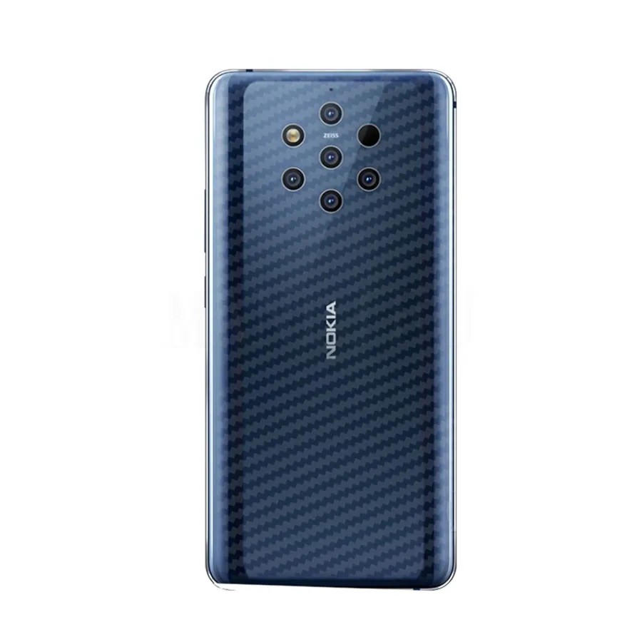 

100 шт. 3D углеродное волокно задняя Защита экрана для Nokia 7 Plus 5 6 2018 8 Sirocco X5 X6 X7 задняя крышка Защитная наклейка пленка