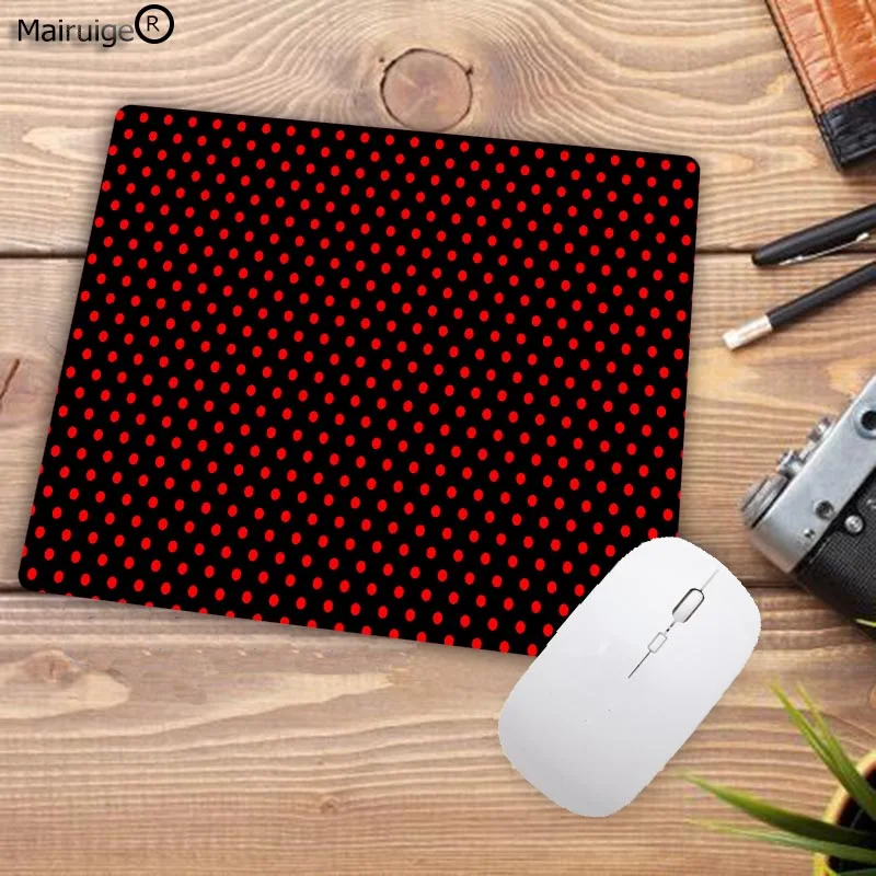 Mairuige white Gold Pink Polka Dots High Speed New Mousepad Size for 18X22CM Gaming Mousepads Big promotion For Russia | Компьютеры и