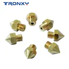 Tronxy MK8 M6 сопло 0,2 0,3 0,4 0,5 0,6 0,8 1,0 мм J-head Экструзионная сопла для нити 1,75 мм 3D принтера латунная медная сопла