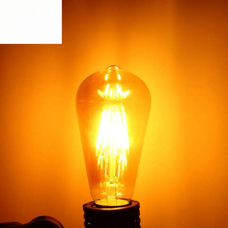 Светильник тажная Светодиодная лампа накаливания E27/E26 ST58 6 Вт 110 В|dimmable|dimmable energy