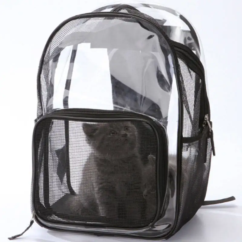 Прозрачный рюкзак для домашних животных переноска кошек и собак