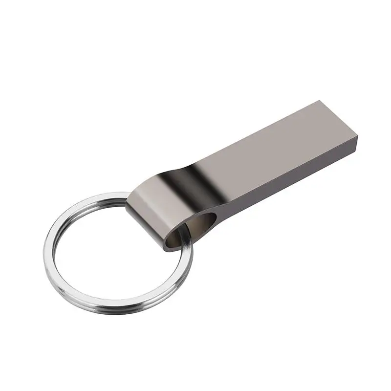 Gray Карта памяти usb 2,0 металлический водонепроницаемый usb флеш-накопитель 128 ГБ u-диск Флешка 64 ГБ 32 ГБ 16 ГБ 8 ГБ 4 ГБ мини-накопитель - Цвет: Gray