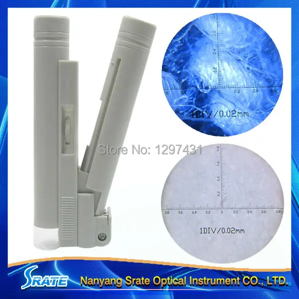 100х Ручной Карманный микроскоп светодиодный Ной подсветкой и весами|microscope