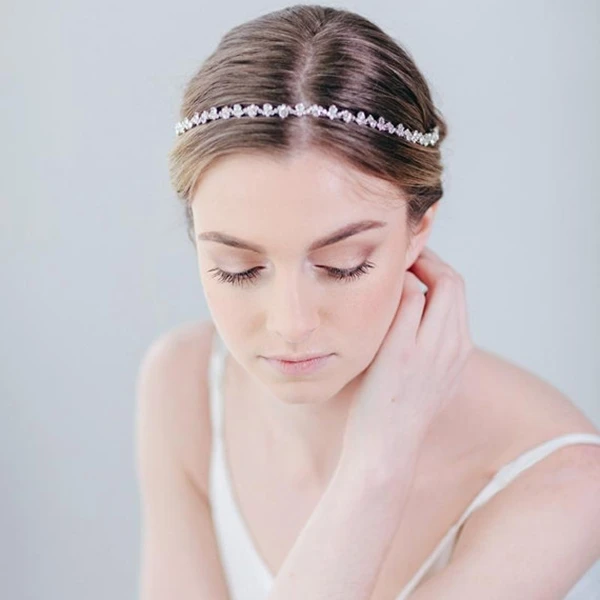 JLZXSY повязка на голову с серебряными кристаллами | Свадебная Свадебные аксессуары