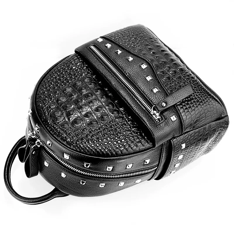 Женские рюкзаки из 100% натуральной кожи новый модный роскошный брендовый