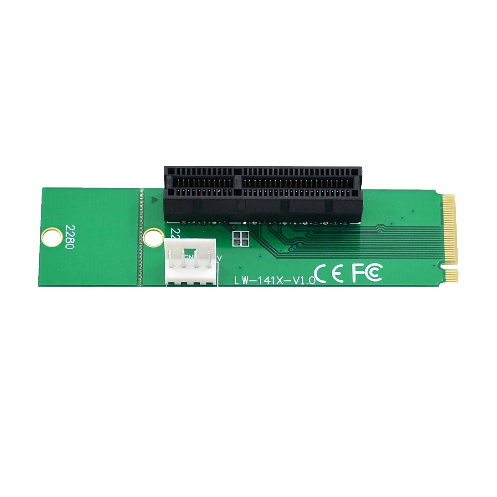 CHIPAL NGFF M.2 M2 Male To PCIE PCI-E 4X Женский адаптер кабель питания с конвертерной картой для