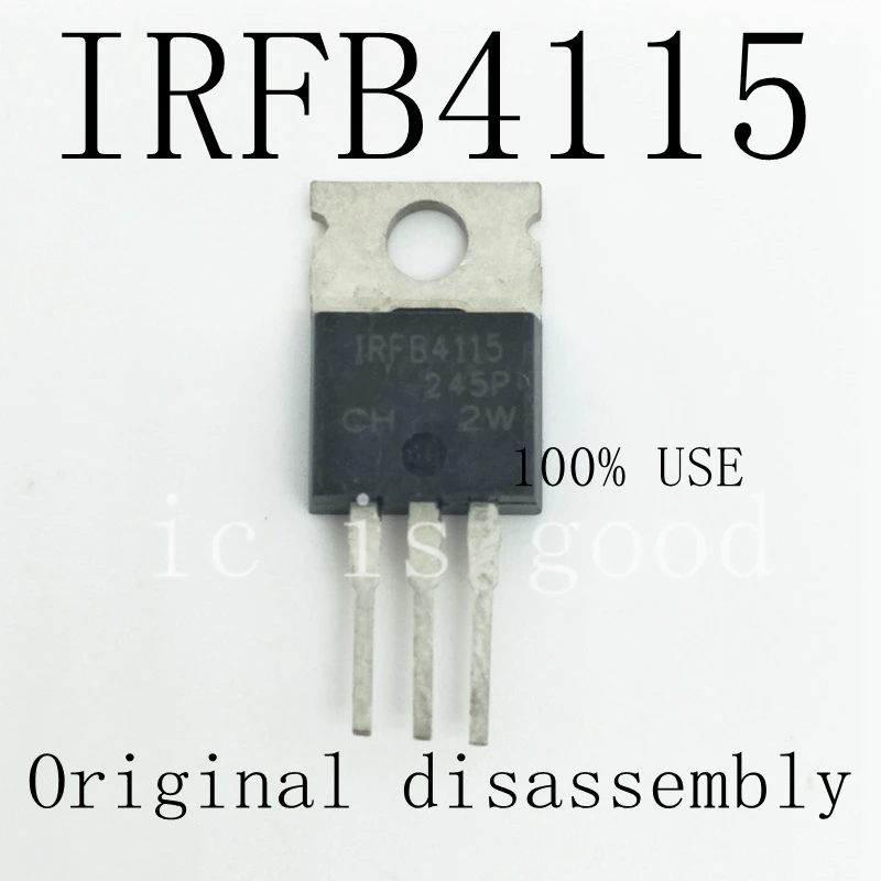 Оригинальный разборный полевой транзистор IRFB4115PBF IRFB4115 4115 TO 220 104A 150 в 5 шт. 50