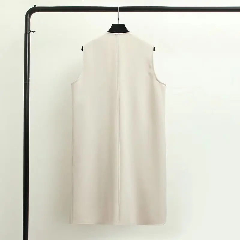 A23 осенний Повседневный жилет куртка 3XL размера плюс женская одежда топы модная