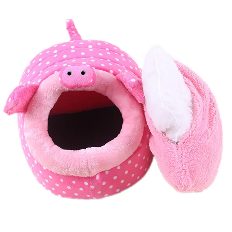 Мягкая кровать для домашних питомцев съемная моющаяся кошек и собак зимнее