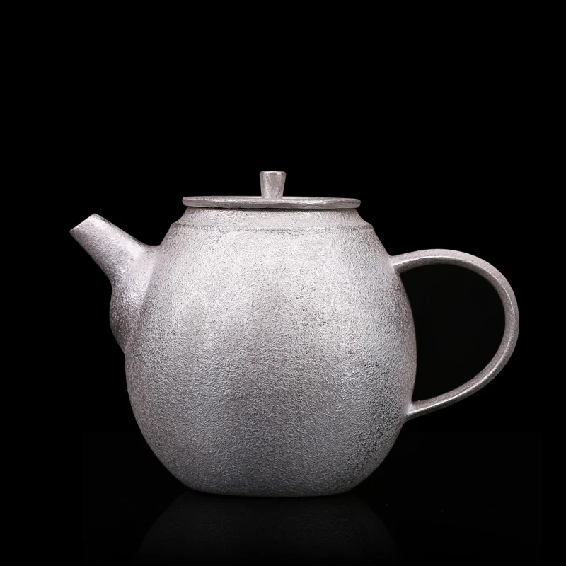 Style A TANGPIN 999 Серебряный и керамический чайник ручной работы чайный горшок китайские чайные наборы кунг-фу посуда для напитков - Цвет: Style A