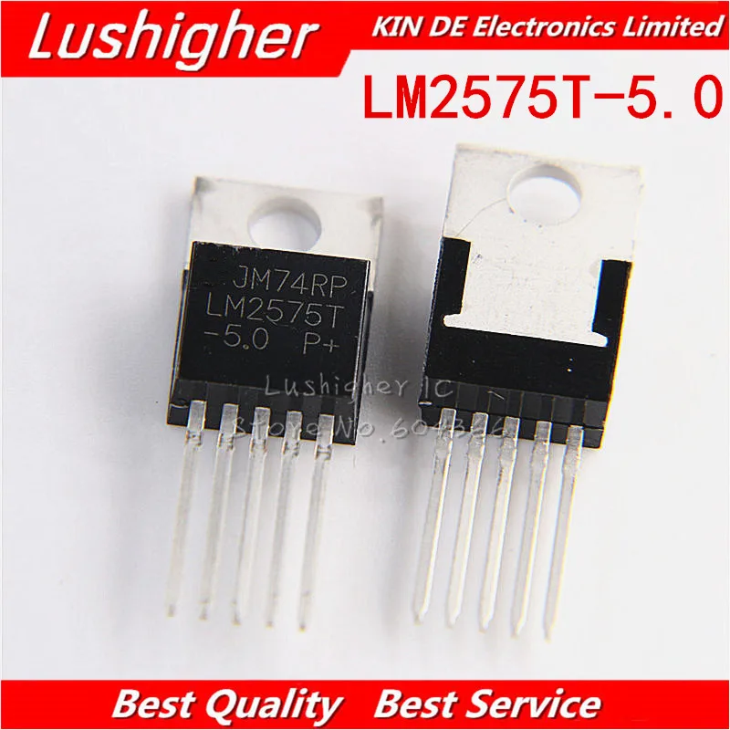 10 шт. LM2575T-5.0 TO220 LM2575T-5 TO-220 LM2575T | Электронные компоненты и принадлежности