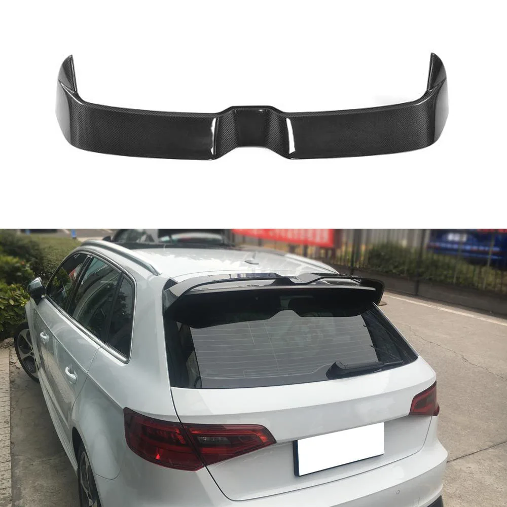 Углеродное волокно авто задний спойлер на крыше крыло для Audi S3 RS3 Typ 8V SLINE хэтчбек 4 двери- не подходит 2 двери