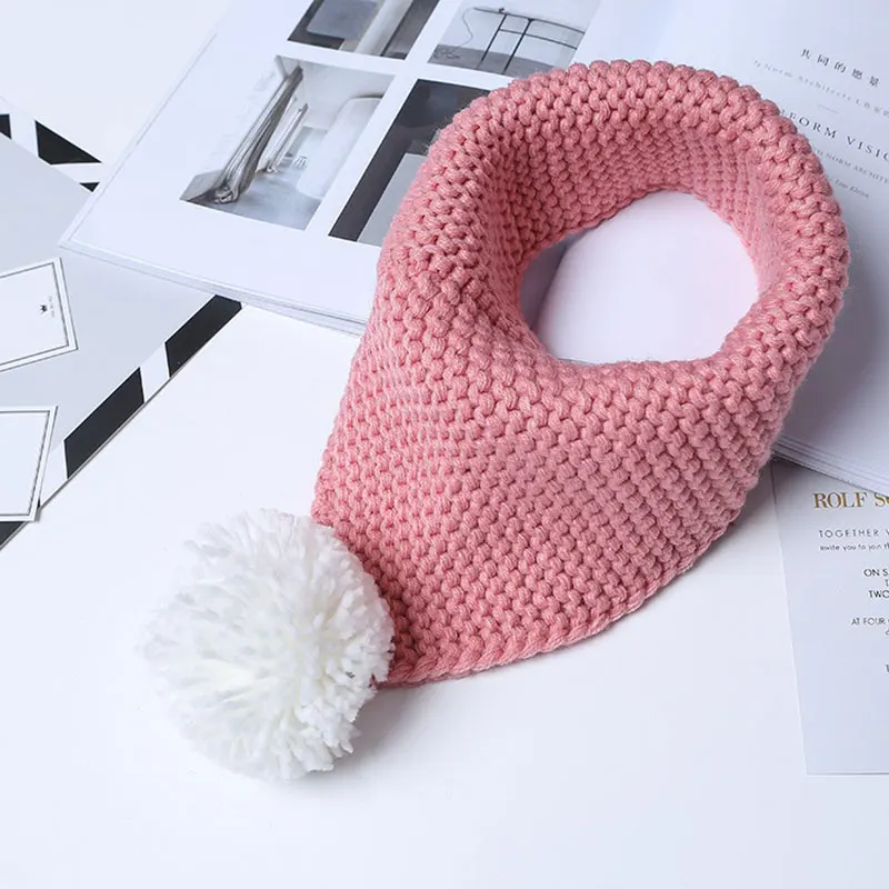 New Ring Scarf for Kids Autumn Winter 2018 Wool Collar Scarves Children Knitted Children's Neckerchief Clothing Accessories |