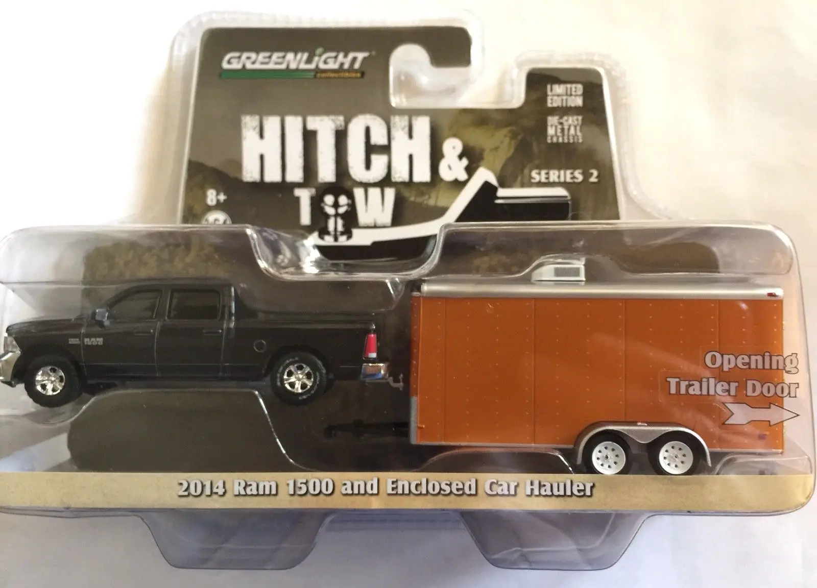 GreenLight 1:64 2014 озу 1500 и закрытый автомобиль бутик из сплава игрушки для детей