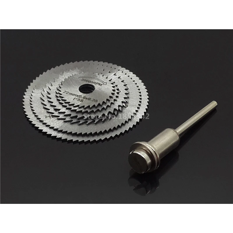 7 шт. вращающиеся инструменты из быстрорежущей стали мини дисковые режущие диски