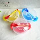 Тарелка для еды, чашка, детская тарелка для обучения еде, набор посуды, миска для кормления ребенка, твердая посуда с присоской, чаша для предотвращения падения, соска