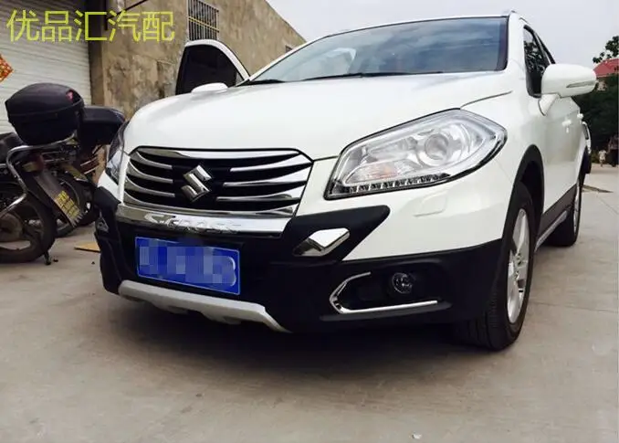 Высококачественная пластиковая защита переднего бампера для Suzuki S-Cross SX4 2014 + |