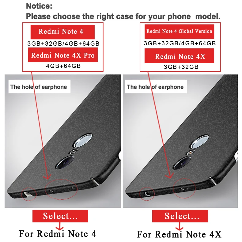 MSVII для Xiaomi Redmi Note 4X чехол для Xaomi Redmi Note 4 Global pro Чехол Ультра тонкий полная защита Матовый PC note 4 X Чехол