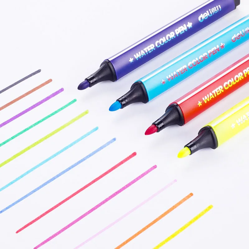 12/18 цветов акварельный хайлайтер цветные маркеры художественные принадлежности
