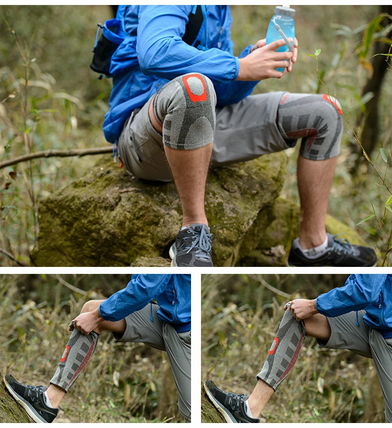 Naturehike открытый спортивный эластичный наколенник для поддержки баскетбола безопасность для спортзала Велоспорт наколенник Регулируемый наколенник Спортивная безопасность
