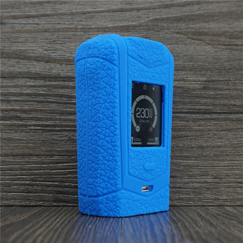 Текстурированный силиконовый чехол для SMOK Species 230W TC Mod vape Kit, чехол-накладка, наклейка, защитный чехол для SMOK Species 230W