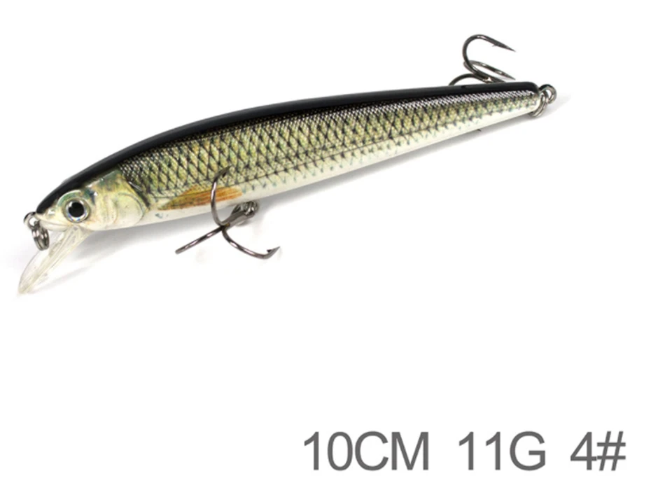 YINGTOUMAN 2 шт./лот 10 см Классическая пластиковая жесткая наживка 11 г многосекционная