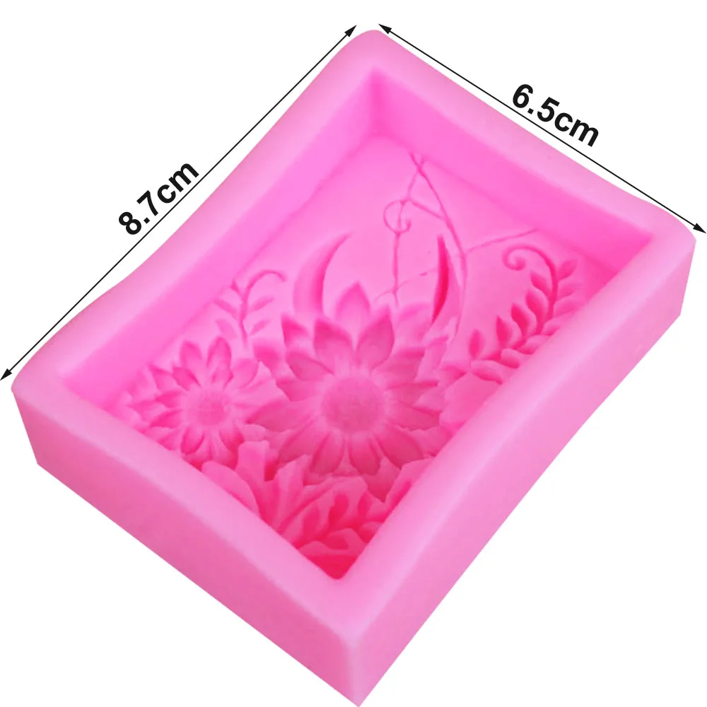 Byjunyeor S034 ромашка 3D соевый воск для свечей ароматическая форма мыла Силиконовые