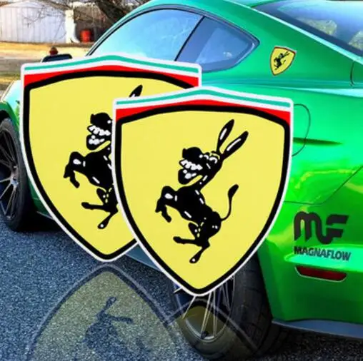 Новинка стикер осел эмблема из ПВХ для Ford Mustang 2015 16 17 бесплатная доставка|emblem