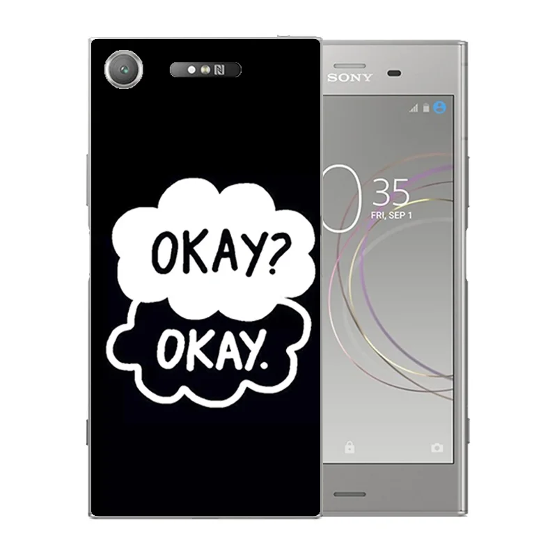 Для Sony Xperia XZ1 Чехлы 5 2 &quotМягкий ТПУ силиконовый чехол для телефон Funda модная