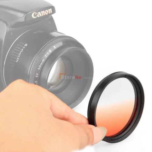 

67mm Graduated Neutral Density Filter Gradual Orange 67mm With Double Screw Mount Fo t5i t3 t3i t2i 7d 50d 60d 600d lens