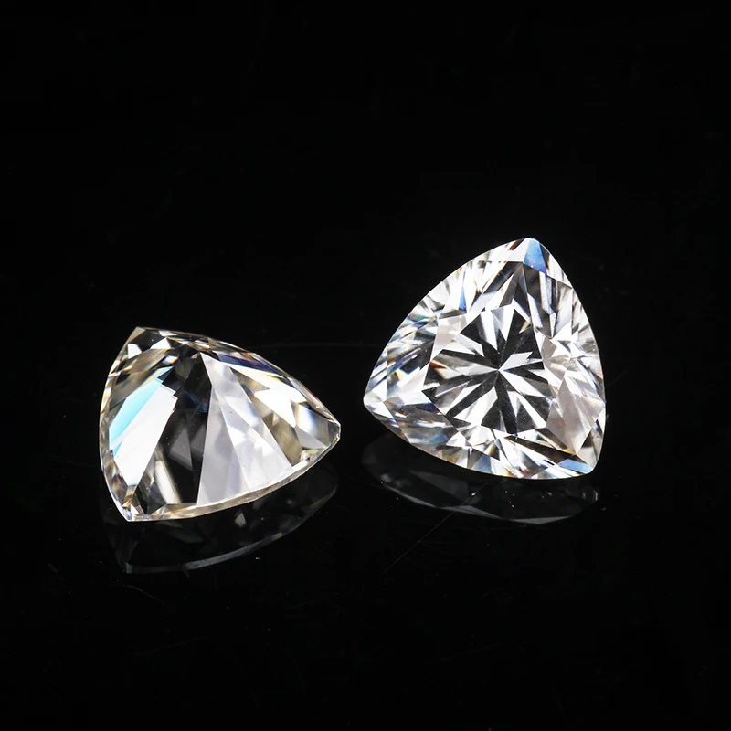 Триллион огранки 7*5 мм Синтетические алмазы камень свободные E/F Moissanite