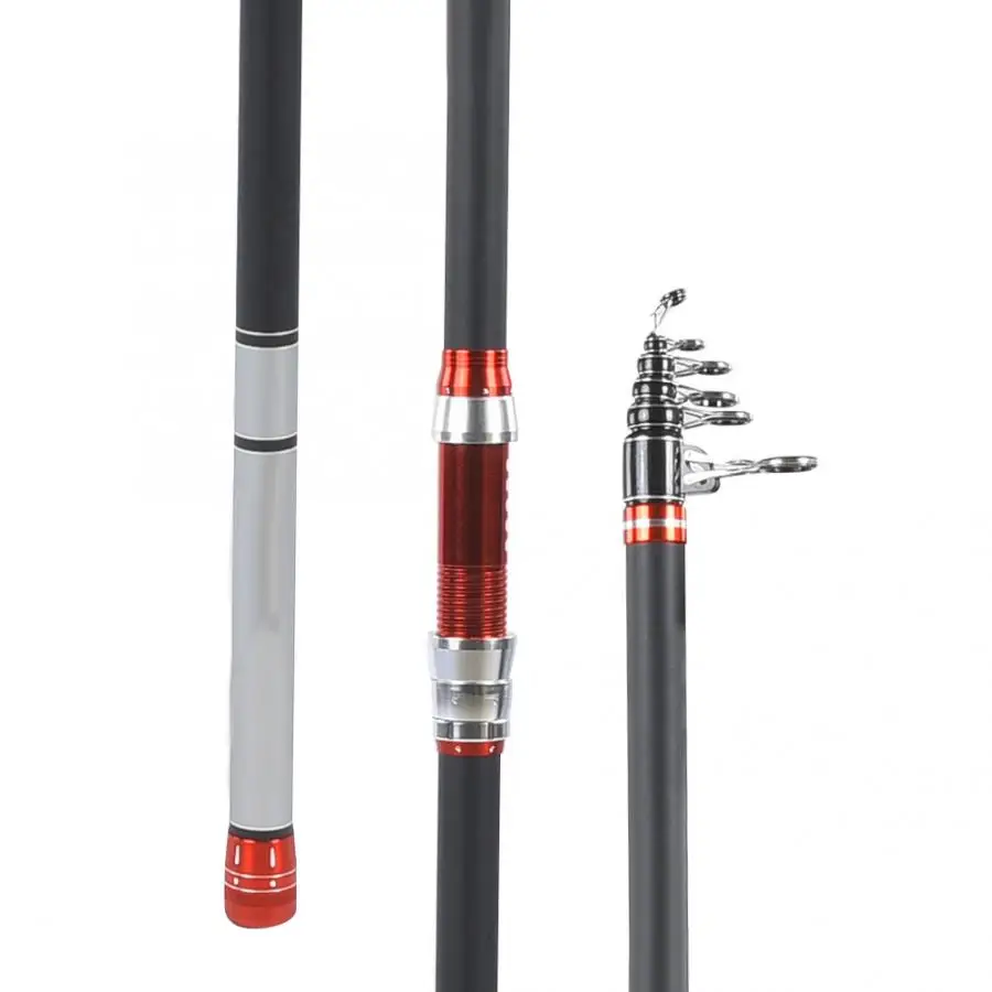 Superhard Telescopic Fishing Rod High Carbon Long Shot For Outdoor Fishers Sea Ice Accessories | Спорт и развлечения