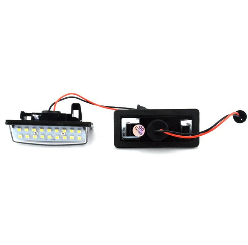 2 шт. Автомобильные светодиодные лампы 18 3528 SMD для номерного знака Nissan TEANA J31 J32 Maxima