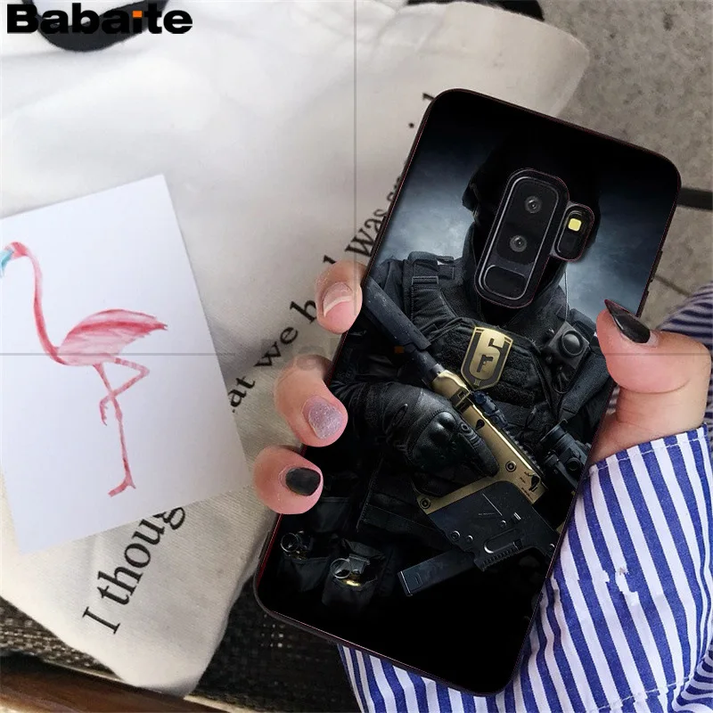 A14 Babaite Радуга шесть осада ТПУ мягкий силиконовый черный чехол для телефона samsung S9 S9 плюс S6 S6edge S6plus S7 S7edge S8 S8plus S5 M10 20 - Цвет: A14