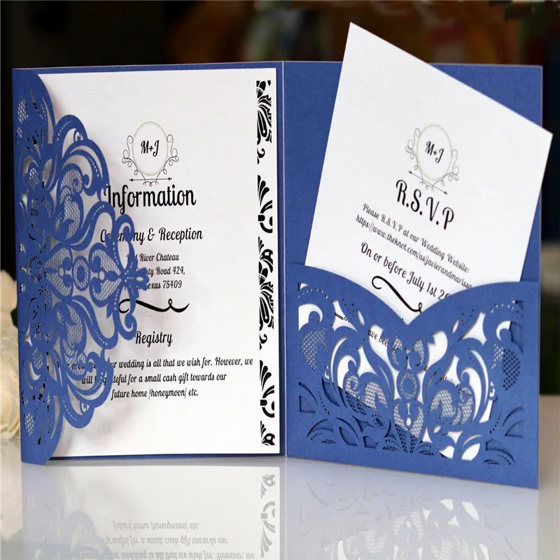 50 штук полный набор свадебные приглашения пятизвездочный отель крупные