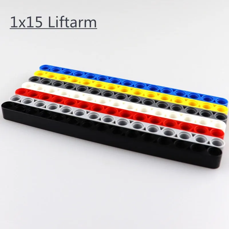 50 шт. Technic 11/13/15 м балки строительные блоки MOC аксессуары толстое отверстие Liftarm