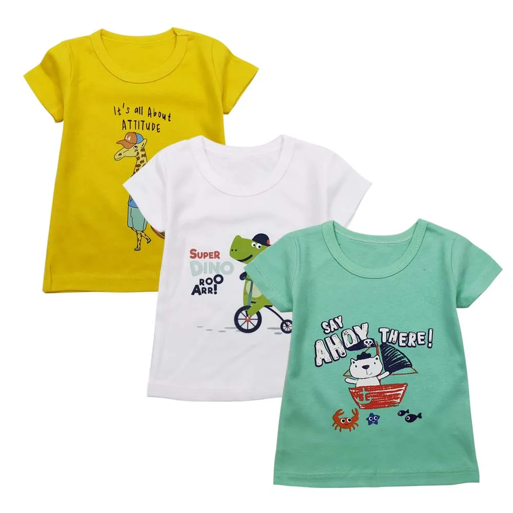 New Hot Sale Boys Kids Brand Clothes T Shirt Children's T-Shirt Baby Boy's Short Sleeves Shirts Clothing Retail |