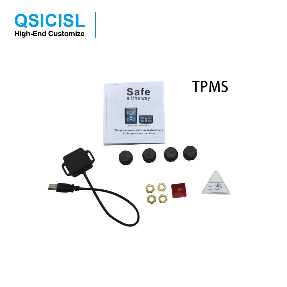 

Автомобильная система сигнализации давления в шинах TPMS дисплей 4 внутренний/внешний Предупреждение температуры солнечной/обычной зарядки