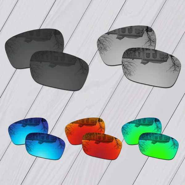 5 Pairs E.O.S поляризованные улучшенные Сменные линзы для солнцезащитных очков Oakley Holbrook OO9102-несколько вариантов - Цвет линз: 5 Pairs