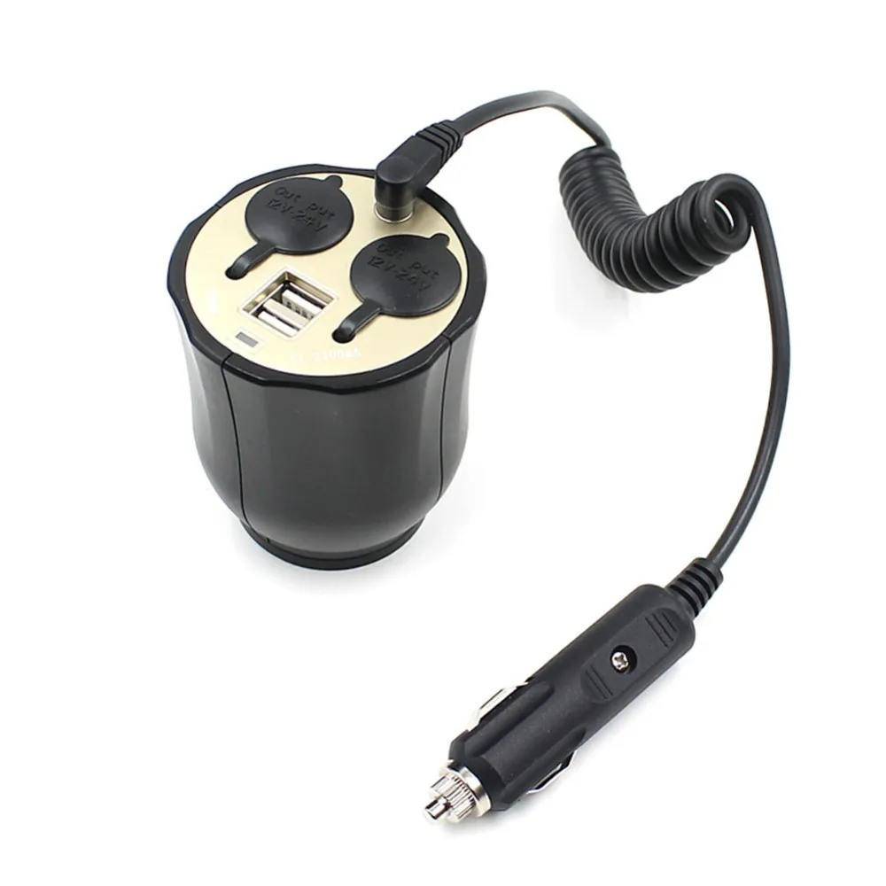 Автомобильное зарядное устройство держатель для телефона прикуриватель адаптер