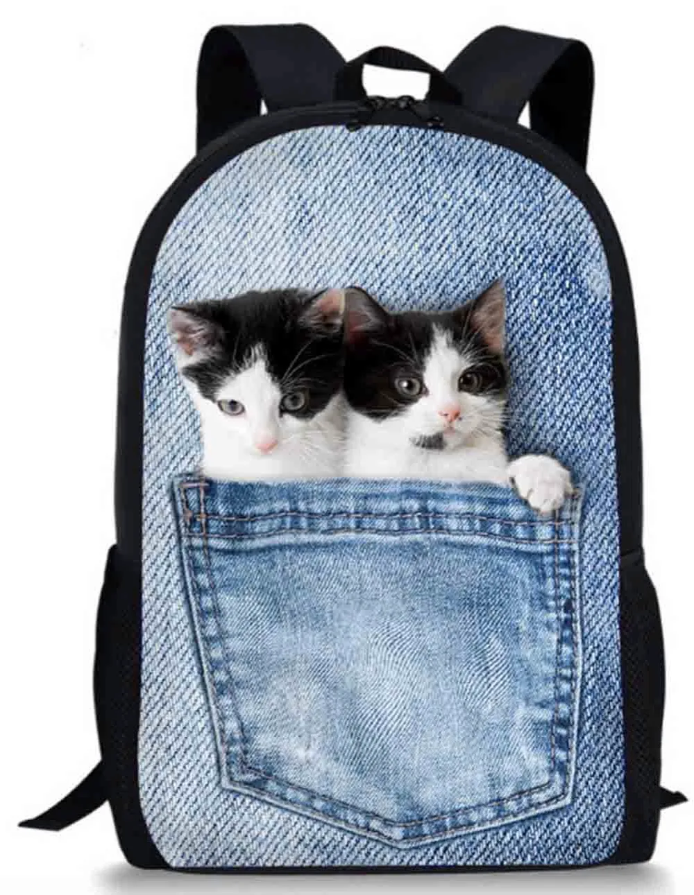 Плечевой рюкзак Joyloading для студентов креативный школьный ранец в джинсовом стиле