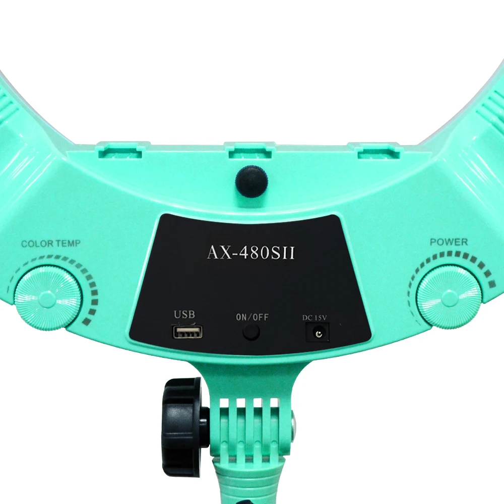 Yidoblo AX-480SII 1" 45 см светодиодный светильник-кольцо с регулируемой яркостью, USB зарядное устройство для макияжа, камеры, телефона, фотографии, видео светильник ing 48W