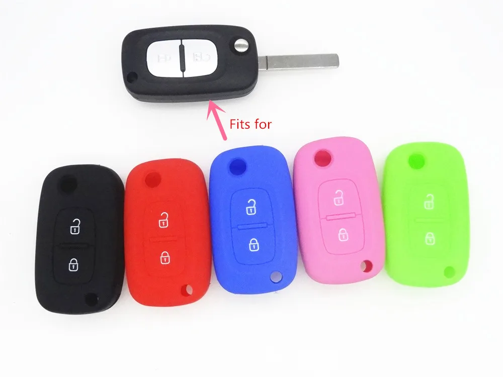 Чехол для автомобильного ключа AUTEWODESilicone чехол брелок Renault Fluence Clio Scenic Megane Duster Sandero