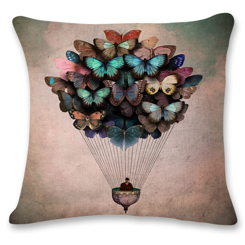 Бабочка Одуванчик воздушный шар офисное кресло поддержка поясницы Подушка фото