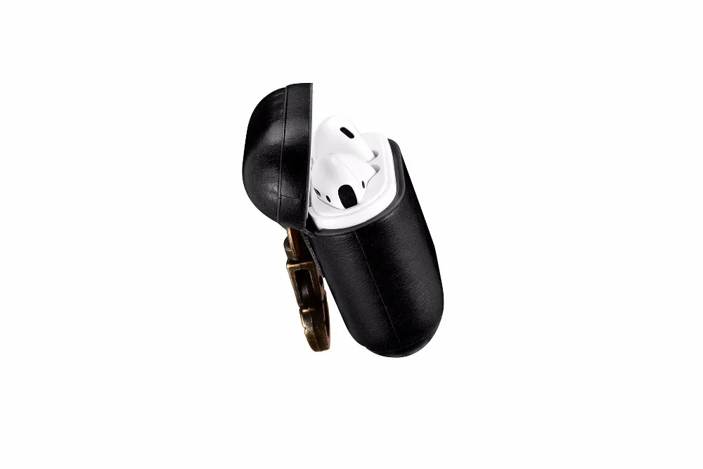 Новейший чехол для AirPods Винтажный из натуральной кожи Apple Airpods роскошная Защитная