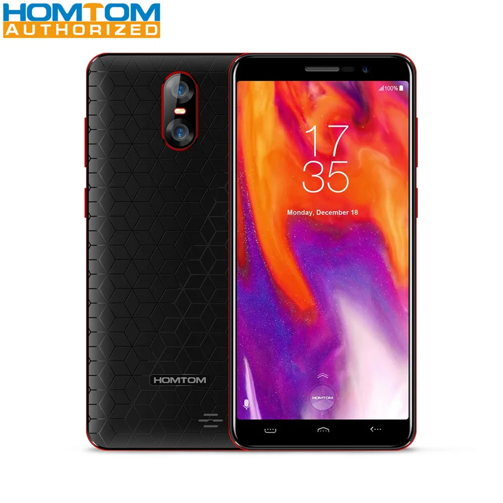 2019 HOMTOM S12 смартфон 5 0 &quot18:9 полный дисплей 2750 мАч 1 Гб + 8 MTK6580 четырехъядерный Android 6