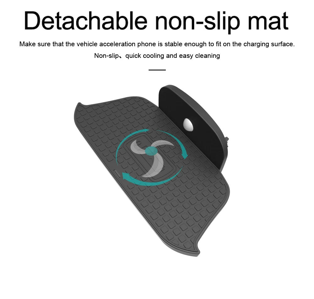 Автомобильное беспроводное зарядное устройство для смартфона BMW MINI F55 / F56 2017 2018 2019