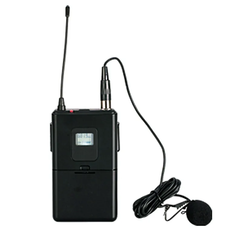 UHF 8 каналов аудио беспроводной микрофон с ручной и зажим для галстука mic